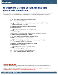 FSMA compliance checklist